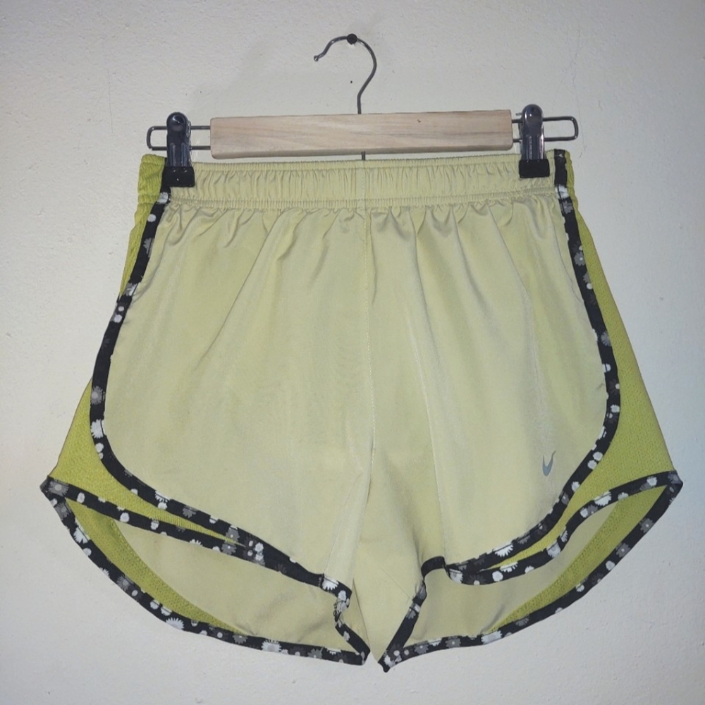 Nike Dri-Fit Neon Yellow/Green Shorts Women's Small